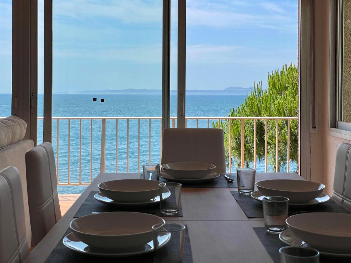Luminoso Apartamento Frente Al Mar Con Piscina Roses Exteriér fotografie